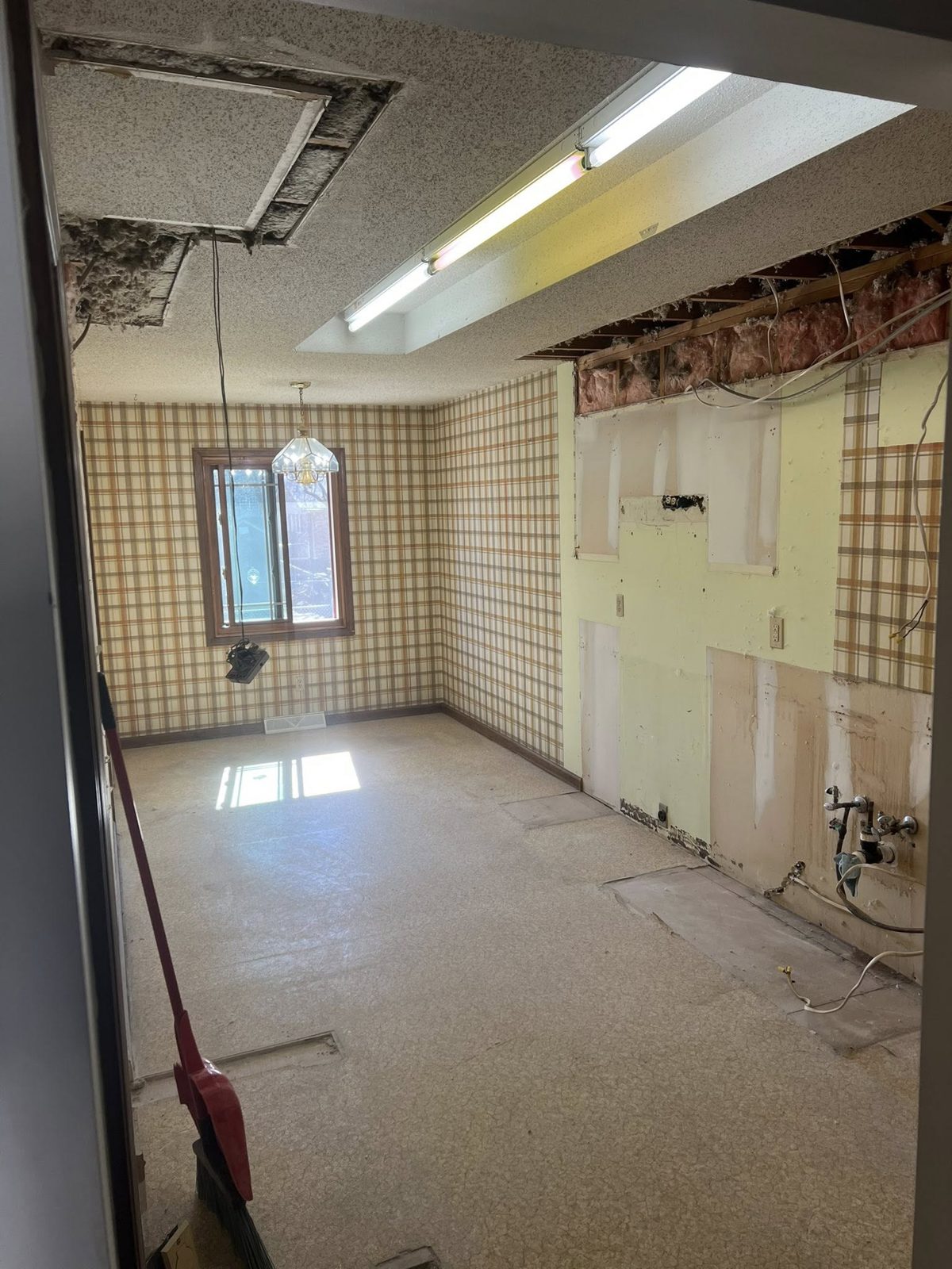 Interior demolition gut-out project